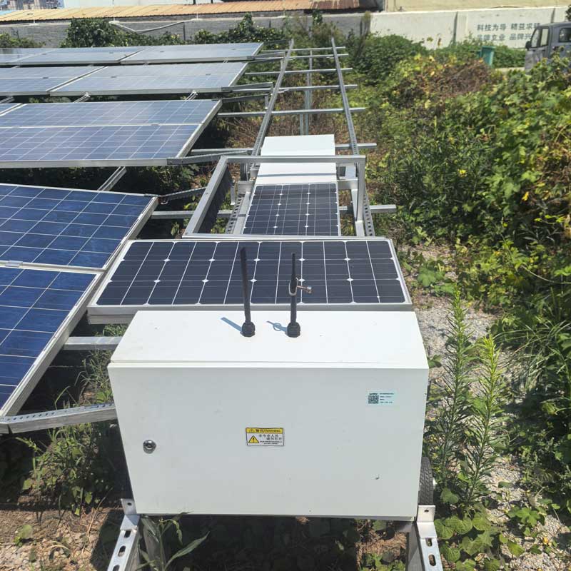 fixed solar panel cleaning robot wls 8dr xmgs (project grade roller brush type)6