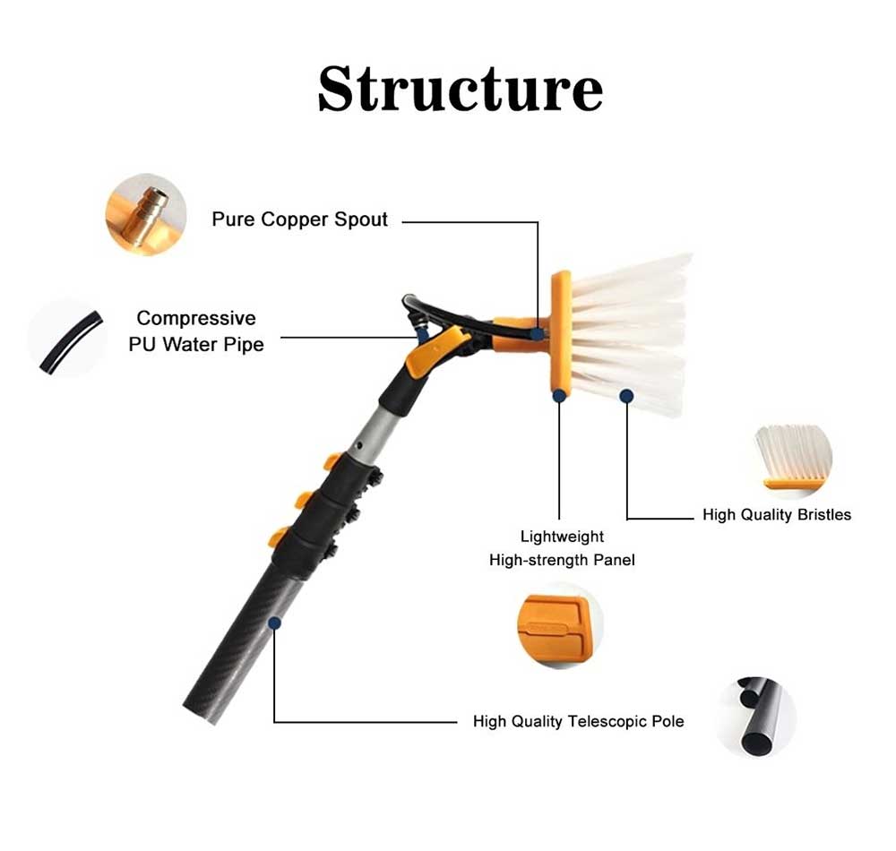 solar panel cleaning brush wls 2