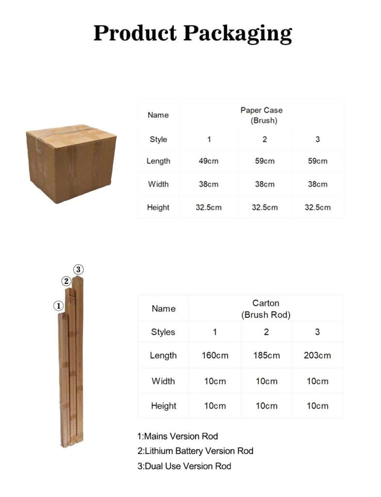 solar panel cleaning brush wls 3