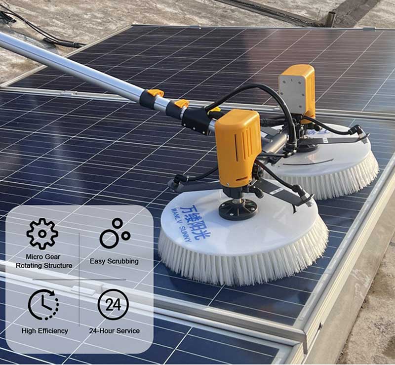 pv panel cleaning brush wls 4