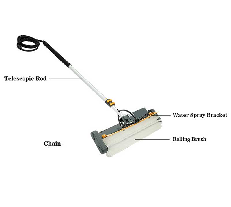 pv panel cleaning brush wls 5