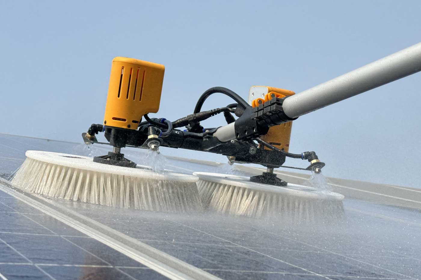solar panel cleaning brush wls 4