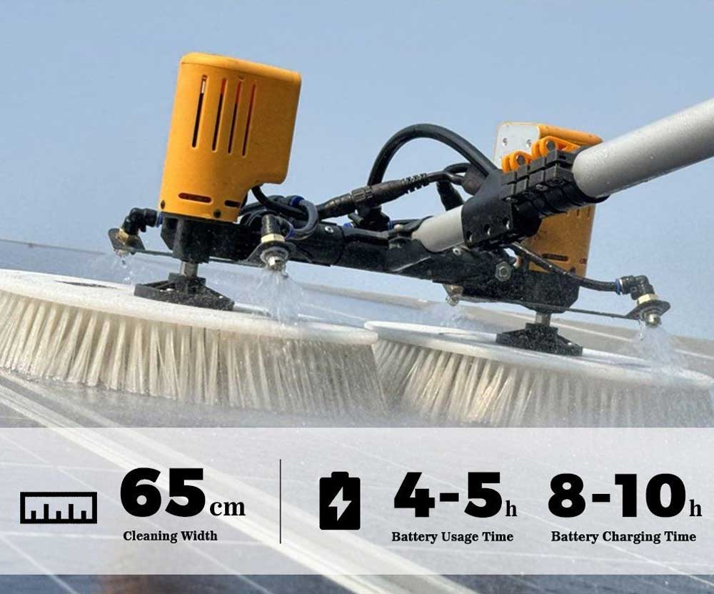 solar panel cleaning brush wls 4