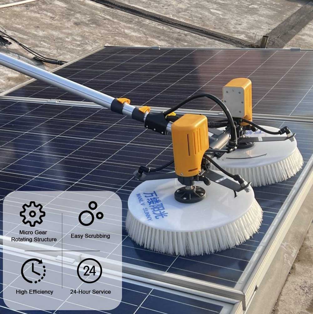 solar panel cleaning brush wls 4