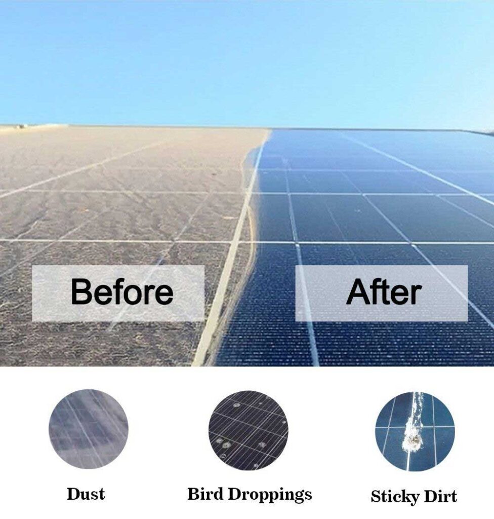 solar panel cleaning brush wls 4