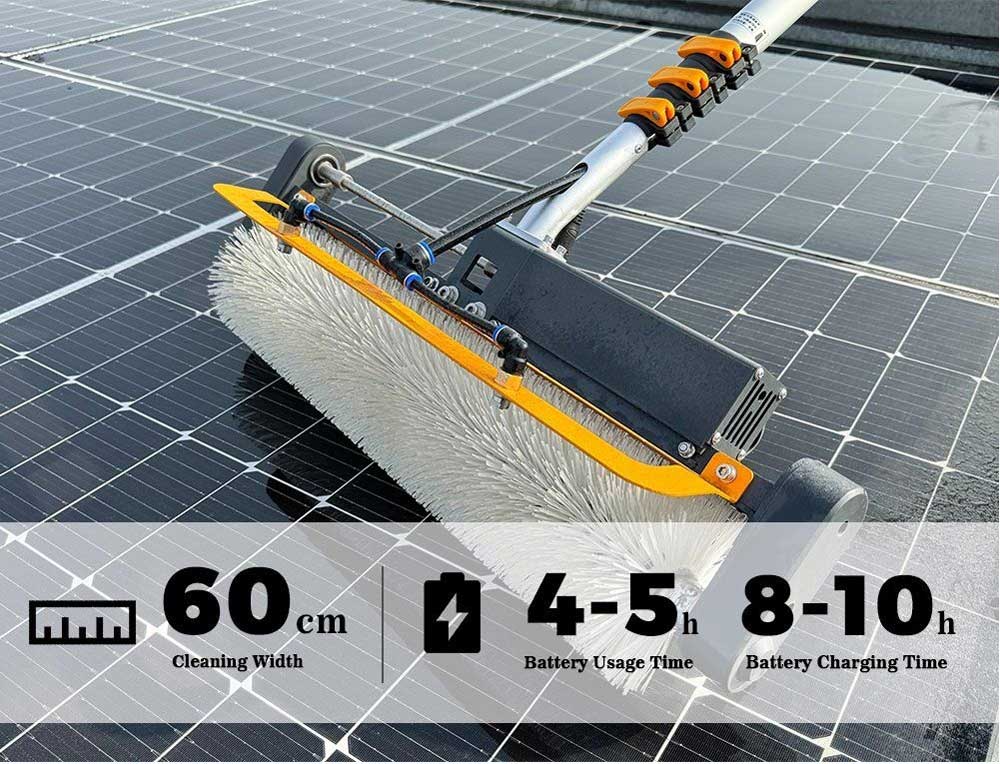 solar panel cleaning brush wls 5