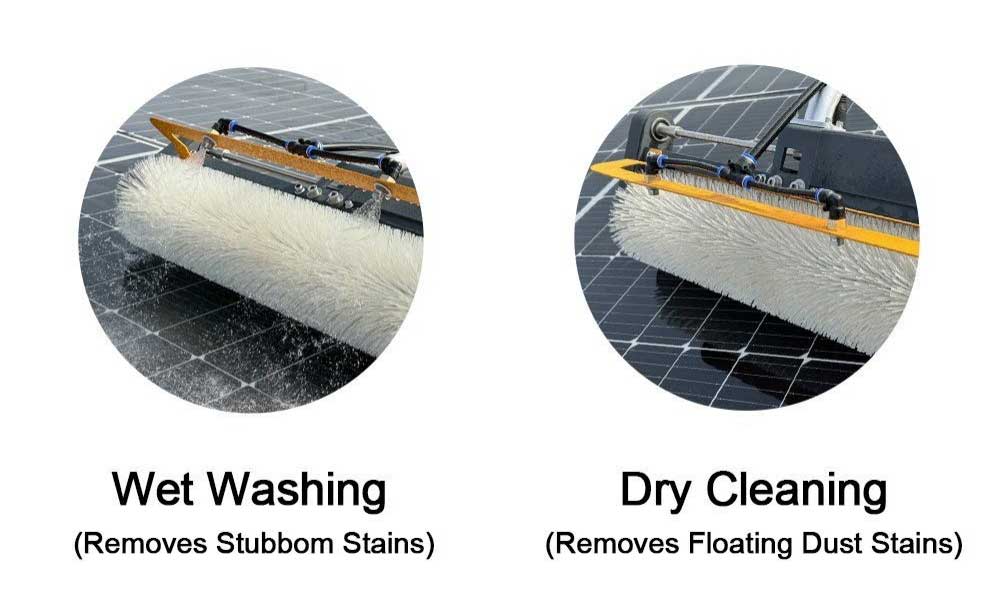 solar panel cleaning brush wls 5