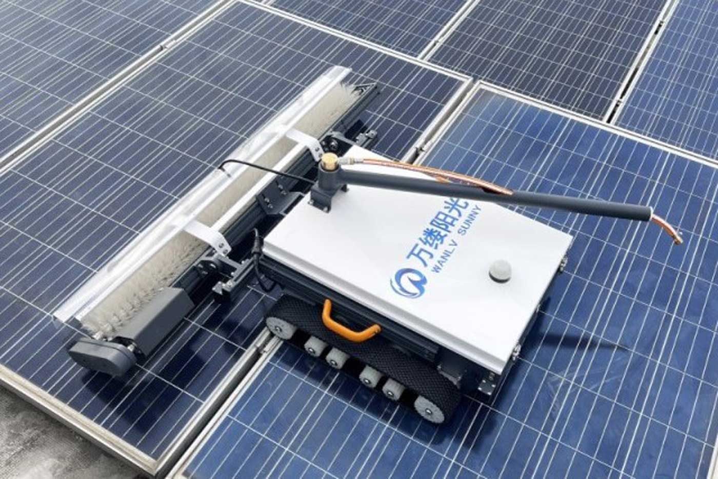 solar panel cleaning robot wls 7