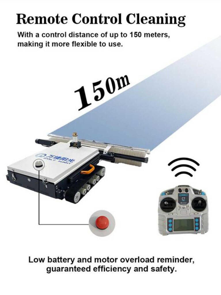solar panel cleaning robot wls 7