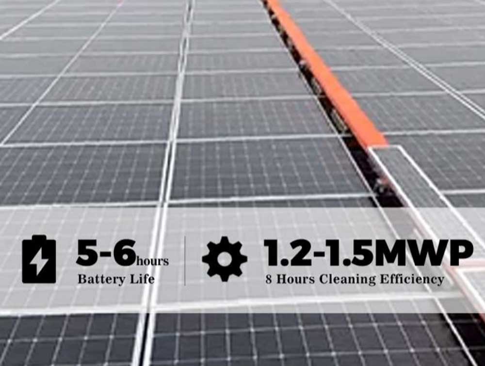 fixed solar panel cleaning robot wls 8dr xmgs