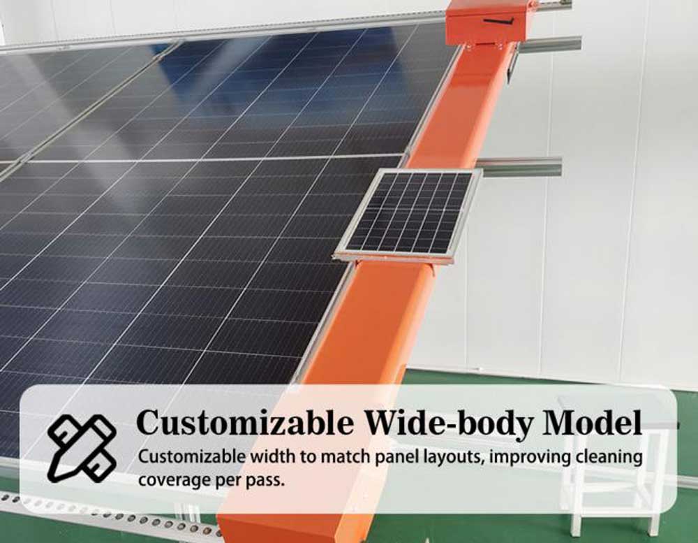 fixed solar panel cleaning robot wls 8dr xmgs